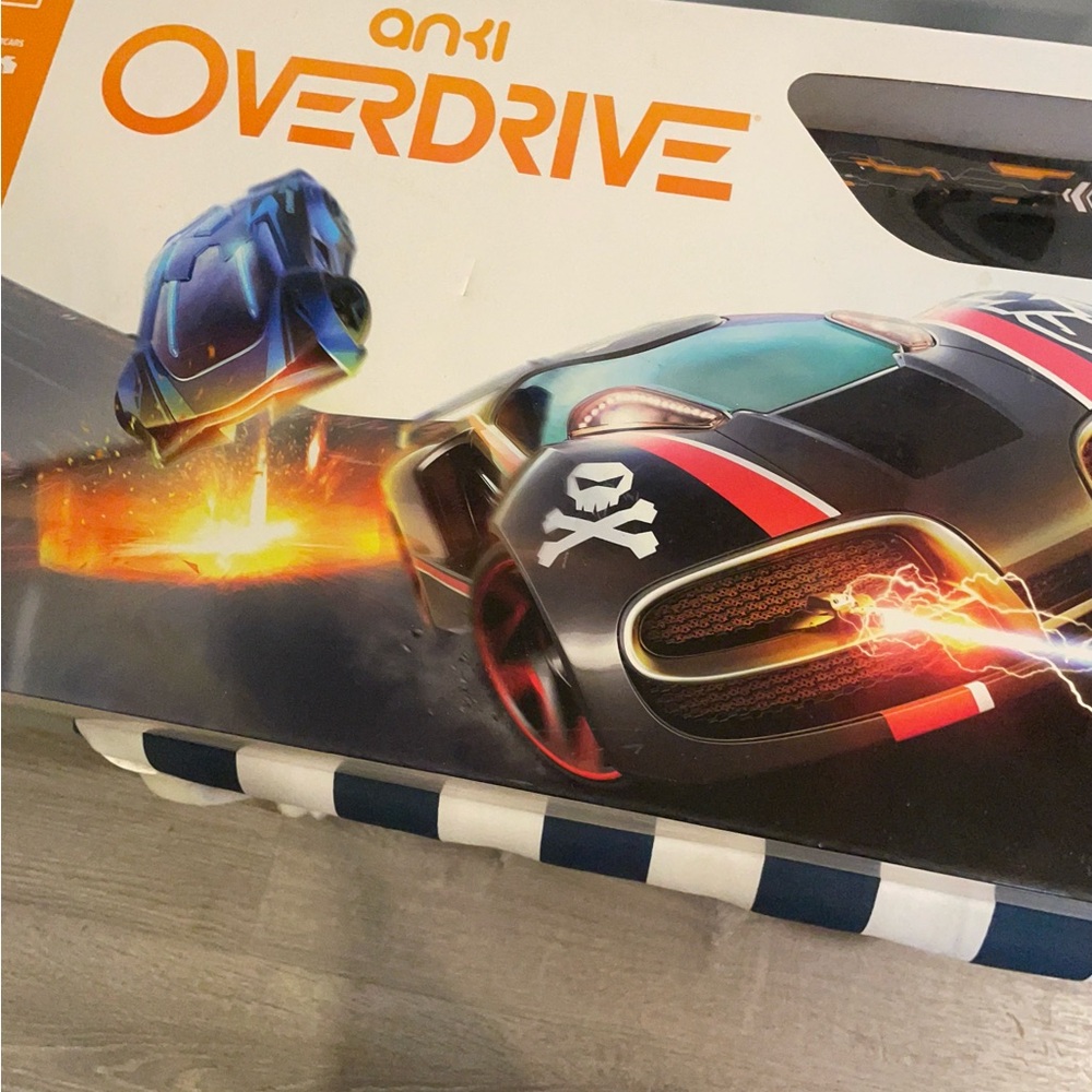 Overdrive Black and Red Racing Car